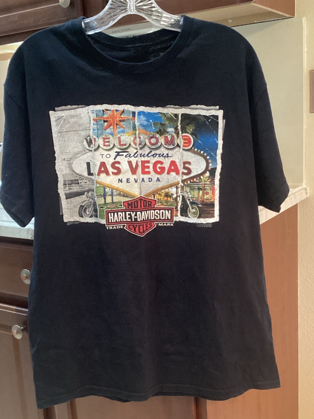 Harley-Davidson Black Las Vegas Graphic Short Sleeve Tee